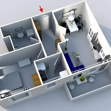 Apartment Duenenweg 15a Whg 01 *